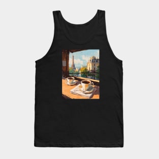 Coffee for two in Paris Tank Top